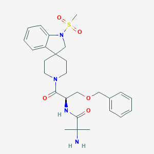molecular formula C27H36N4O5S B066304 Ibutamoren CAS No. 159634-47-6