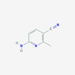 molecular formula C7H7N3 B066311 6-Amino-2-methylnicotinonitrile CAS No. 183428-90-2
