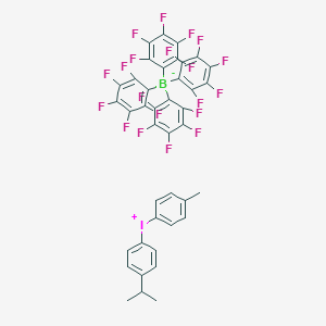 molecular formula C40H18BF20I B066320 (4-Isopropylphenyl)(p-tolyl)iodonium tetrakis(perfluorophenyl)borate CAS No. 178233-72-2