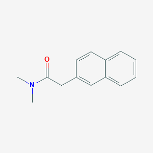 molecular formula C14H15NO B6635545 N,N-dimethyl-2-naphthalen-2-ylacetamide 