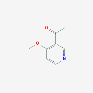 molecular formula C8H9NO2 B066362 1-(4-Methoxypyridin-3-YL)ethanone CAS No. 191725-82-3