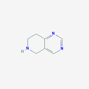 molecular formula C7H9N3 B066366 5,6,7,8-Tetrahydropyrido[4,3-d]pyrimidine CAS No. 192869-50-4
