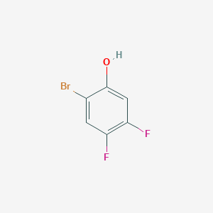 molecular formula C6H3BrF2O B066367 2-溴-4,5-二氟苯酚 CAS No. 166281-37-4