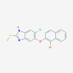 molecular formula C18H12BrClN2OS B066387 G 1593 CAS No. 174503-67-4