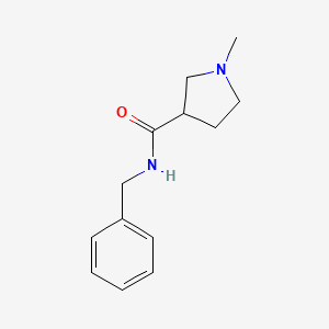 molecular formula C13H18N2O B6639247 N-benzyl-1-methylpyrrolidine-3-carboxamide 