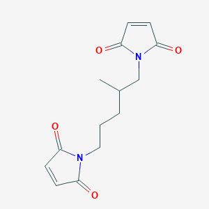 molecular formula C14H16N2O4 B066396 1,5-Bismaleimido-2 methyl pentane CAS No. 164175-55-7