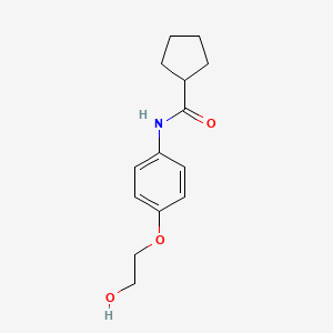N-[4-(2-hydroxyethoxy)phenyl]cyclopentanecarboxamide