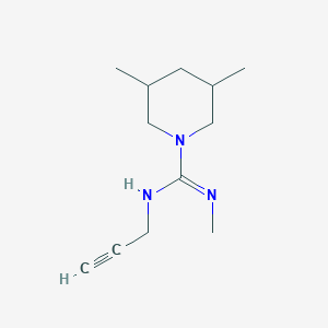 N',3,5-trimethyl-N-prop-2-ynylpiperidine-1-carboximidamide