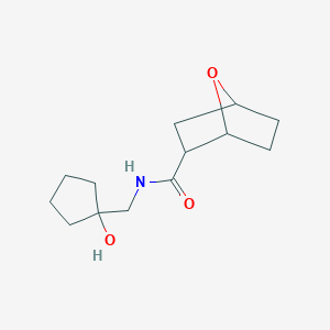 N-[(1-hydroxycyclopentyl)methyl]-7-oxabicyclo[2.2.1]heptane-2-carboxamide