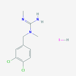 1-[(3,4-Dichlorophenyl)methyl]-1,2-dimethylguanidine;hydroiodide