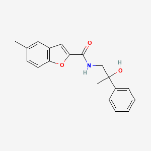 N-(2-hydroxy-2-phenylpropyl)-5-methyl-1-benzofuran-2-carboxamide