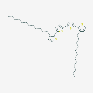 2-(3-dodecylthiophen-2-yl)-5-[5-(3-dodecylthiophen-2-yl)thiophen-2-yl]thiophene