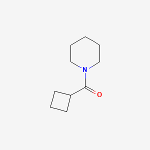 molecular formula C10H17NO B6643882 Cyclobutyl(piperidin-1-yl)methanone 