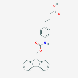 molecular formula C25H23NO4 B066471 Fmoc-4-(4-aminophenyl)butanoic acid CAS No. 186320-14-9