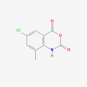molecular formula C9H6ClNO3 B6647116 6-chloro-8-methyl-1H-benzo[d][1,3]oxazine-2,4-dione 