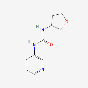 molecular formula C10H13N3O2 B6648410 1-(Oxolan-3-yl)-3-pyridin-3-ylurea 