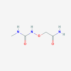 molecular formula C4H9N3O3 B6648692 2-(Methylcarbamoylamino)oxyacetamide 