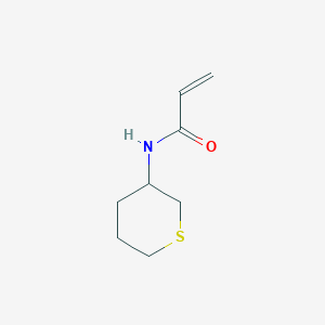 molecular formula C8H13NOS B6649354 N-(thian-3-yl)prop-2-enamide 