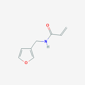 molecular formula C8H9NO2 B6649413 N-(furan-3-ylmethyl)prop-2-enamide 