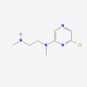 molecular formula C8H13ClN4 B6649596 N'-(6-chloropyrazin-2-yl)-N,N'-dimethylethane-1,2-diamine 