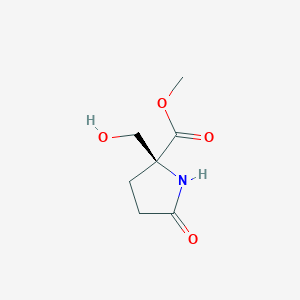 Methyl (2S)-2-(hydroxymethyl)-5-oxopyrrolidine-2-carboxylate