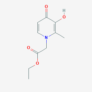 Ethyl 2-(3-hydroxy-2-methyl-4-oxopyridin-1-YL)acetate