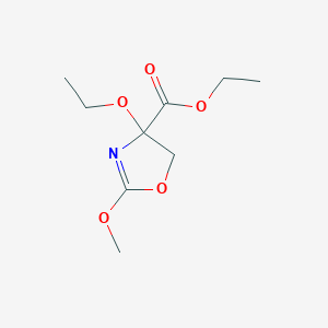 Ethyl 4-ethoxy-2-methoxy-4,5-dihydrooxazole-4-carboxylate