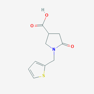 5-Oxo-1-(2-thienylmethyl)pyrrolidine-3-carboxylic acid