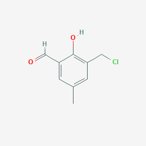 3-(Chloromethyl)-2-hydroxy-5-methylbenzaldehyde