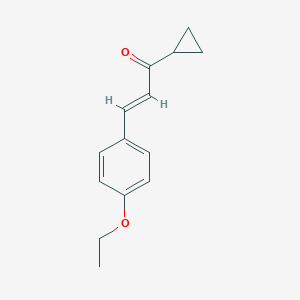 (E)-1-cyclopropyl-3-(4-ethoxyphenyl)prop-2-en-1-one