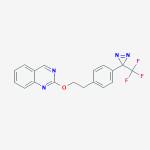 4-(4-(3-(Trifluoromethyl)-3H-diazirin-3-yl)phenethoxy)quinazoline