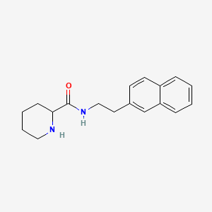 molecular formula C18H22N2O B6657957 N-(2-naphthalen-2-ylethyl)piperidine-2-carboxamide 