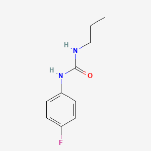 molecular formula C10H13FN2O B6660792 1-(4-Fluorophenyl)-3-propylurea 