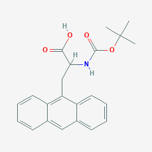 molecular formula C22H23NO4 B066613 Boc-beta-(9-anthryl)-Ala-OH CAS No. 190319-98-3