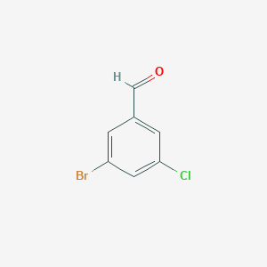 molecular formula C7H4BrClO B066651 3-Bromo-5-chlorobenzaldehyde CAS No. 188813-05-0