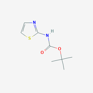 molecular formula C8H12N2O2S B066653 tert-Butyl Thiazol-2-ylcarbamate CAS No. 170961-15-6