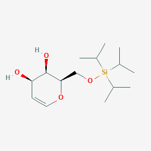 molecular formula C15H30O4Si B066657 6-O-(Triisopropylsilyl)-D-galactal CAS No. 166021-01-8