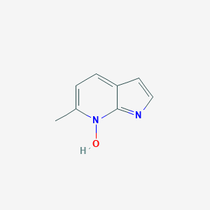 molecular formula C8H8N2O B066670 6-Methyl-1H-pyrrolo[2,3-b]pyridine 7-oxide CAS No. 178268-96-7