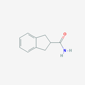 molecular formula C10H11NO B066674 2,3-dihydro-1H-indene-2-carboxamide CAS No. 175079-50-2