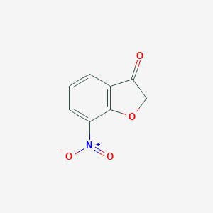 molecular formula C8H5NO4 B066682 7-Nitrobenzofuran-3(2H)-one CAS No. 164915-57-5