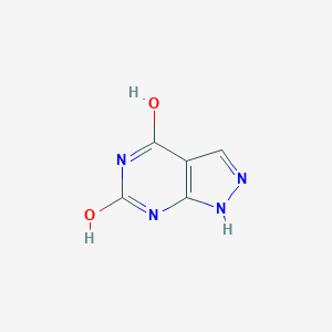 molecular formula C5H4N4O2 B066683 Oxypurinol CAS No. 187486-05-1