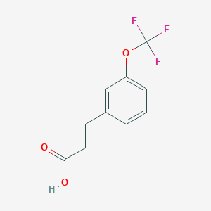 molecular formula C10H9F3O3 B066705 3-(3-(三氟甲氧基)苯基)丙酸 CAS No. 168833-77-0
