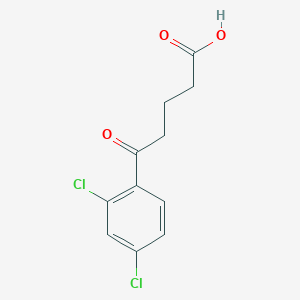 molecular formula C11H10Cl2O3 B066709 5-(2,4-Dichlorophenyl)-5-oxovaleric acid CAS No. 172167-99-6