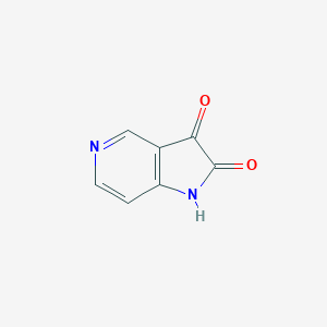 molecular formula C7H4N2O2 B066715 1H-吡咯并[3,2-c]吡啶-2,3-二酮 CAS No. 169037-38-1
