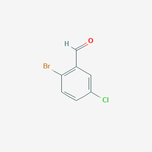 molecular formula C7H4BrClO B066733 2-Bromo-5-chlorobenzaldehyde CAS No. 174265-12-4