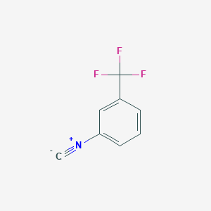 molecular formula C8H4F3N B066735 1-Isocyano-3-(trifluoromethyl)benzene CAS No. 182276-42-2