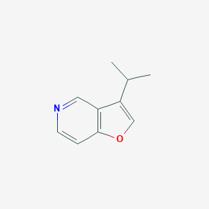 molecular formula C10H11NO B066753 3-Isopropylfuro[3,2-c]pyridine CAS No. 182819-55-2