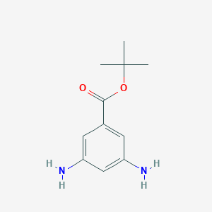 molecular formula C11H16N2O2 B066760 Tert-butyl 3,5-diaminobenzoate CAS No. 170030-61-2