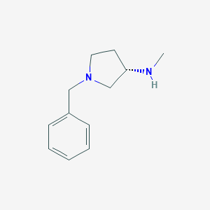 molecular formula C12H18N2 B066764 (S)-1-benzyl-3-methylaminopyrrolidine CAS No. 169749-99-9
