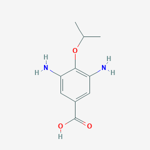 B066775 3,5-Diamino-4-isopropoxybenzoic acid CAS No. 177960-36-0